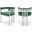Marcello Dining Chair Set of 2 In Green Velvet