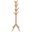 Margaret Solid Wood Coat Rack Clothing Hanger In Natural Oak