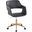 Margarite Task Chair In Black and Gold