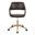 Margarite Task Chair In Gold and Espresso