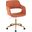Margarite Task Chair In Orange and Gold
