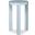 Margaux Outdoor Side Table In White
