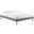 Margo Full Wood Platform Bed Frame In Gray