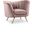 Margo Velvet Chair In Pink