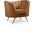 Margo Velvet Chair In Saddle