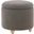Mariabella Storage Ottoman In Dark Brown and Natural