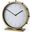Marian Metal with Studs Round Table Clock In Gold