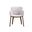 Maribo Arm Chair Set of 2 In Taupe