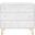 MariGold 3 Drawer Chest In White and Gold