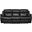 Marille Double Reclining Sofa with Center Drop-Down Cup Holders In Black