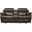 Marille Dark Brown Double Glider Reclining Loveseat