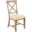 Marina Chair with Cushion Seat Set of 2 In Beach Pebble