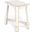 Marina Chair Side Table In White Sand