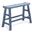 Marina Ocean Blue 24 Inch Bench With Wood Seat