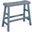 Marina Ocean Blue 30 Inch Bench With Wood Seat