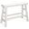 Marina White Sand 24 Inch Bench With Wood Seat