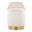 Marla 18 Inch Vanity Stool In Cream and Gold