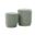 Marla Upholstered Ottoman Set of 2 In Light Green