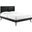 Marlee Queen Wood Platform Bed With Splayed Legs MOD-6382-BLK