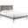 Marlee Queen Wood Platform Bed With Splayed Legs MOD-6382-GRY