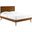 Marlee Queen Wood Platform Bed With Splayed Legs MOD-6382-WAL