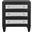 Marlon Black 3 Drawer Chest