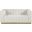 Marlon Velvet Loveseat In Cream