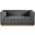 Marlon Velvet Loveseat In Grey