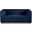 Marlon Velvet Loveseat In Navy