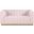 Marlon Velvet Loveseat In Pink