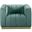 Marlon Velvet Chair In Mint