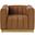 Marlon Velvet Chair In Saddle