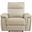 Maroni White Power Recliner With Power Headrest