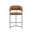 Marris Barstool In Gunmetal and Milliken Cognac