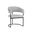Marris Dining Armchair In Gunmetal and Belfast Heather Grey