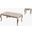 Marston Occasional Table Set In Champagne
