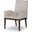 Marten Dining Arm Chair In Brunette