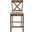Martha II Counter Height Chair (Weathered Oak) (Set of 2)