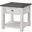 Martin Svensson Home Monterey End Table In White And Grey
