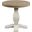 Martin Svensson Home Napa Round End Table In White Stain And Reclaimed Natural