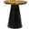Martini End Table In Gold and Black