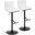 Mason Adjustable Barstool Set of 2 In White