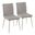 Mason Swivel Chair Set of 2 In Grey
