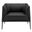 Matias Lounge Chair In Black Leatherette