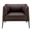 Matias Lounge Chair In Brown Leatherette