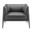 Matias Lounge Chair In Gray Leatherette