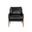 Mauti Armchair In Distressed Brown and Cortina Black