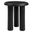 Mavina Mango Wood Side Table In Black