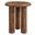 Mavina Mango Wood Side Table In Walnut
