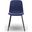 Max Velvet Side Chairs Set of 2 In Sapphire Blue